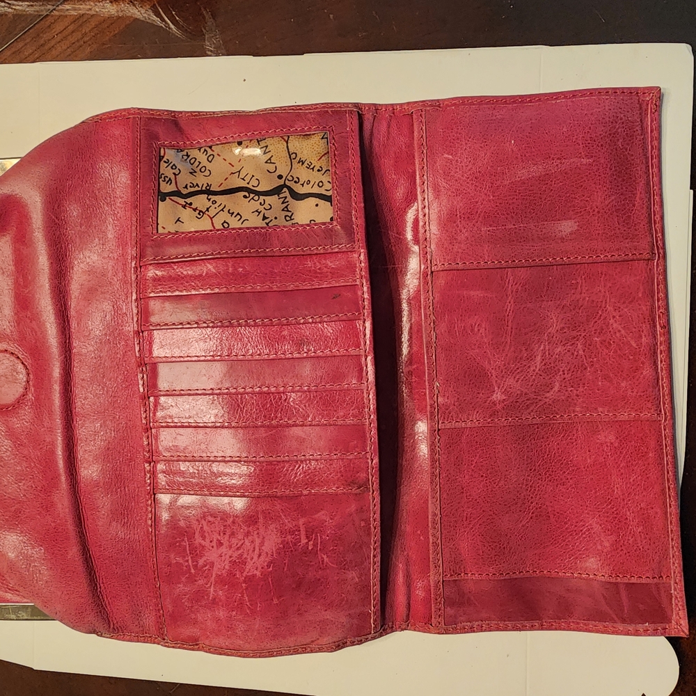 PINK/ MAUVE Leather Women's Wallet